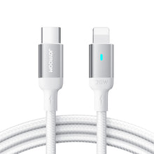 Заредете изображение във визуализатора на галерията – Joyroom cable USB C - Lightning 20W A10 Series 1.2 m white (S-CL020A10)
