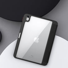 Заредете изображение във визуализатора на галерията – Nillkin Bevel Leather Case for iPad 10.9'' 2022 (10 gen.) smart cover cover with flip stand blue
