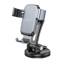 Заредете изображение във визуализатора на галерията – Borofone Car holder BH95 Warrior gravity to windshield black
