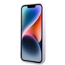 Заредете изображение във визуализатора на галерията – Karl Lagerfeld KLHCP14SSNIKBCU iPhone 14 6.1" hardcase purple/purple Silicone Ikonik
