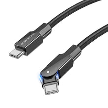 Заредете изображение във визуализатора на галерията – Borofone Cable BU41 Kelly - Type C to Type C - PD 60W 1,2 metres black
