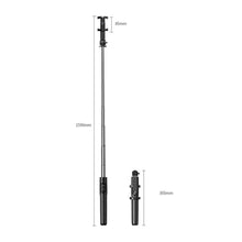 Заредете изображение във визуализатора на галерията – Selfie stick / telescopic pole with stand and Bluetooth remote control 1.5m Ugreen LP586 - black
