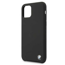 Заредете изображение във визуализатора на галерията – Etui hardcase BMW BMHCN58SILBK iPhone 11 Pro czarny/black Silicone
