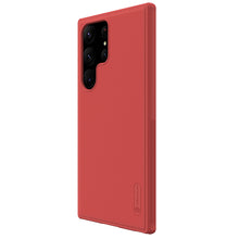 Заредете изображение във визуализатора на галерията – Nillkin Super Frosted Shield Pro case for Samsung Galaxy S23 Ultra armored cover + phone stand red
