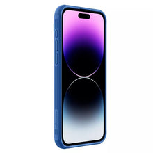 Заредете изображение във визуализатора на галерията – Nillkin CamShield Pro PC+TPU Case for Iphone 15 Pro blue
