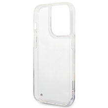 Заредете изображение във визуализатора на галерията – Original faceplate case guess guhcp14llflsu for iphone 14 pro (liquide glitter flower / purple)
