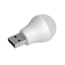 Заредете изображение във визуализатора на галерията – LED bulb to USB white light 1W 6500K
