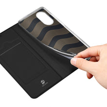 Заредете изображение във визуализатора на галерията – Dux Ducis Skin Pro case for Oppo A17 cover with flip card wallet stand black
