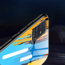 Заредете изображение във визуализатора на галерията – Color Glass Case Durable Cover with Tempered Glass Back and camera cover Samsung Galaxy A51 pattern 1
