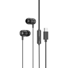 Заредете изображение във визуализатора на галерията – Borofone Earphones BM77 Delicious with microphone Type C black
