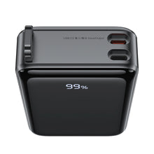 Заредете изображение във визуализатора на галерията – Acefast M4 PD 67W 20000mAh Powerbank with built-in cable - black
