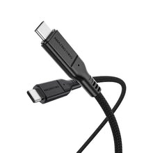 Заредете изображение във визуализатора на галерията – Amazing Thing Cable Thunder Pro THC2MBK - Type C to Type C - PD 240W 5A 2 metres black
