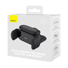 Заредете изображение във визуализатора на галерията – Baseus Steel Cannon Pro solar automatic cockpit car holder black (SUGP010001)
