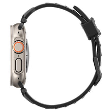 Заредете изображение във визуализатора на галерията – Spigen Rugged Band for Apple Watch 4/5/6/7/8/9/SE/Ultra 1/2 (42/44/45/49mm) - matte black
