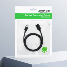 Заредете изображение във визуализатора на галерията – Ugreen extension cable USB (male) - USB (female) 2.0 480Mbps 3m black (US103)
