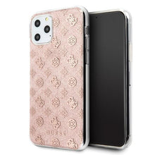 Заредете изображение във визуализатора на галерията – Guess GUHCN58TPERG iPhone 11 Pro różowy/pink hard case 4G Peony Glitter

