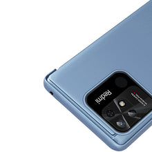 Заредете изображение във визуализатора на галерията – Clear View Case cover for Xiaomi Redmi 10C cover with a flap black
