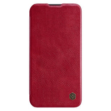 Заредете изображение във визуализатора на галерията – Nillkin Qin Leather Pro Case for Samsung Galaxy S23+ flip cover camera cover red
