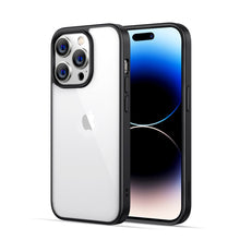Заредете изображение във визуализатора на галерията – Ugreen Gel Frame Classy Clear Enhanced Protective Case for iPhone 14 Pro Max Black (LP624)

