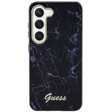Заредете изображение във визуализатора на галерията – Guess GUHCS23MPCUMAK S23 +S916 black/black hardcase Marble
