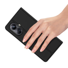 Заредете изображение във визуализатора на галерията – Dux Ducis Skin Pro Case for Realme 10 Pro Flip Card Wallet Stand Black
