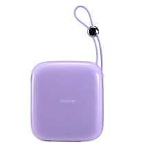 Заредете изображение във визуализатора на галерията – Joyroom powerbank 10000mAh Jelly Series 22.5W with built-in Lightning cable violet (JR-L003)
