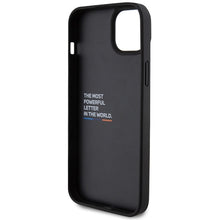 Заредете изображение във визуализатора на галерията – Original Case BMW Leather Carbon BMHCP15M22NBCK for Iphone 15 Plus Black
