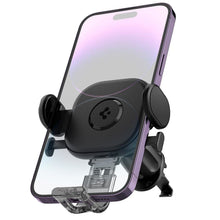 Заредете изображение във визуализатора на галерията – Spigen UTS12 ONETAP UNIVERSAL VENT CAR MOUNT BLACK
