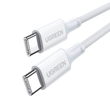 Заредете изображение във визуализатора на галерията – Ugreen US557 USB-C / USB-C PD cable 100W 1m - white
