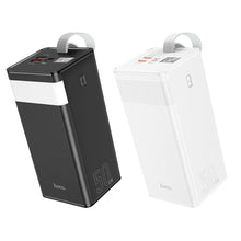 Заредете изображение във визуализатора на галерията – Hoco power bank 50 000mah with desk lamp + pd22,5w + qc3.0 j86a white - TopMag
