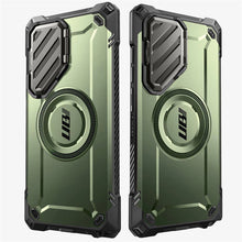 Заредете изображение във визуализатора на галерията – Supcase UB XT Mag case with MagSafe for Samsung Galaxy S24 Ultra - green
