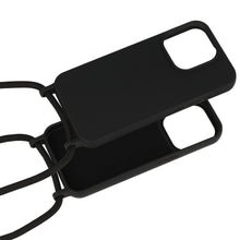Заредете изображение във визуализатора на галерията – Strap Silicone Case for Iphone 13/14 design 1 black
