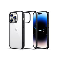 Заредете изображение във визуализатора на галерията – Ugreen Gel Frame Classy Clear Enhanced Protective Case for iPhone 14 Pro Max Black (LP624)
