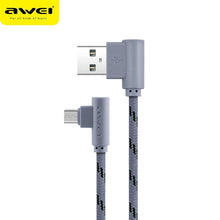 Заредете изображение във визуализатора на галерията – кабел awei cl90 microusb gray - TopMag
