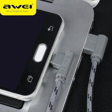 Заредете изображение във визуализатора на галерията – кабел awei cl90 microusb gray - TopMag
