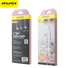Заредете изображение във визуализатора на галерията – кабел awei cl90 microusb gray - TopMag
