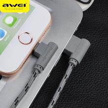 Заредете изображение във визуализатора на галерията – кабел awei cl91 iPhone gray - TopMag
