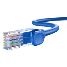 Заредете изображение във визуализатора на галерията – Baseus High Speed ​​Cat 6 RJ-45 1000Mb/s Ethernet cable 5m round - blue
