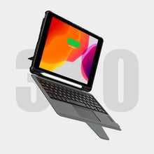 Заредете изображение във визуализатора на галерията – Nillkin Keyboard Armor Case for iPad 10.2'' 2021 / 2020 / 2019 Bluetooth Keyboard Black
