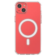 Заредете изображение във визуализатора на галерията – MagSafe iPhone 15 Plus Clear Magnetic Case - transparent
