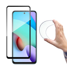 Заредете изображение във визуализатора на галерията – Wozinsky Full Cover Flexi Nano Glass Film Tempered Glass With Frame Xiaomi Redmi 10 Black - TopMag

