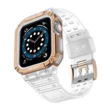 Заредете изображение във визуализатора на галерията – Protect Strap Band Band with Case for Apple Watch 7 / SE (41/40 / 38mm) Case Armored Watch Cover Pink - TopMag

