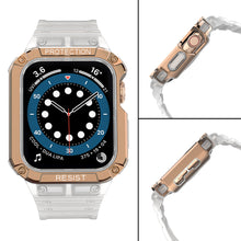 Заредете изображение във визуализатора на галерията – Protect Strap Band Band with Case for Apple Watch 7 / SE (41/40 / 38mm) Case Armored Watch Cover Pink - TopMag
