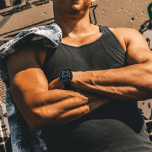 Заредете изображение във визуализатора на галерията – Protect Strap Band Band with Case for Apple Watch 7 / SE (41/40 / 38mm) Case Armored Watch Cover Gray - TopMag

