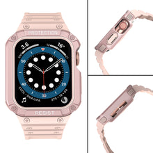 Заредете изображение във визуализатора на галерията – Protect Strap Band Band with Case for Apple Watch 7 / SE (41/40 / 38mm) Case Armored Watch Cover Pink - TopMag
