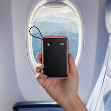 Заредете изображение във визуализатора на галерията – Baseus Mini S powerbank with digital display 10000mAh 3A with USB Type C cable red (PPXF-A09) - TopMag
