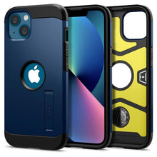 Заредете изображение във визуализатора на галерията – SPIGEN TOUGH ARMOR IPHONE 13 NAVY BLUE - TopMag
