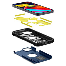 Заредете изображение във визуализатора на галерията – SPIGEN TOUGH ARMOR IPHONE 13 NAVY BLUE - TopMag
