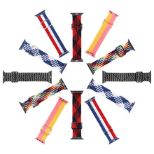 Заредете изображение във визуализатора на галерията – Dux Ducis Strap Watch 7 Band 7/6/5/4/3/2 / SE (41/40 / 38mm) Wristband Bracelet Bracelet Rainbow (Mixture Version)
