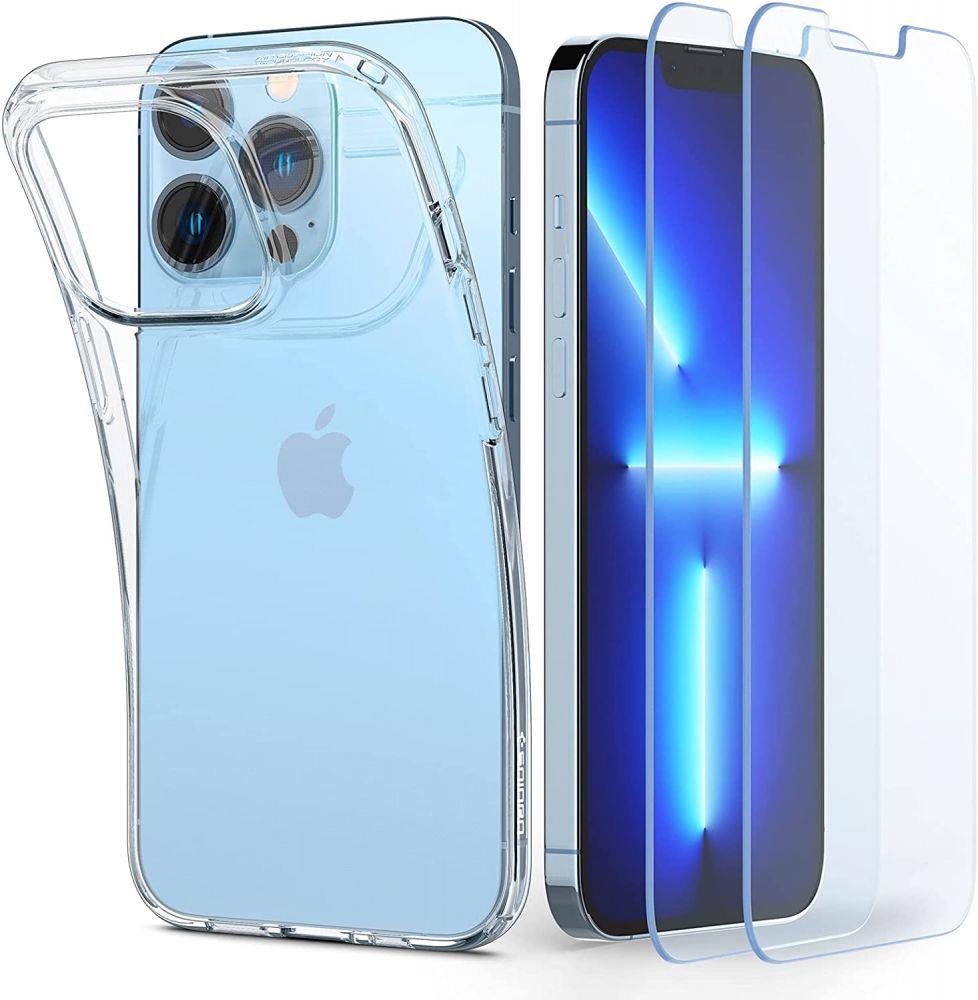 SPIGEN CRYSTAL PACK IPHONE 13 PRO MAX CRYSTAL CLEAR - TopMag